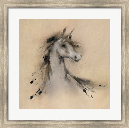 Framed Horse Play I Print