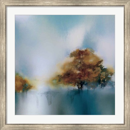 Framed Old Oaks &amp; Sea Mist Print