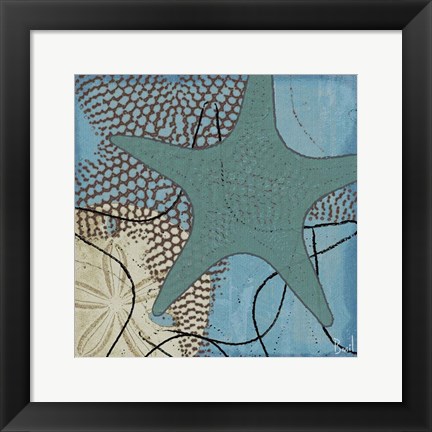 Framed Ocean&#39;s Delight I Print
