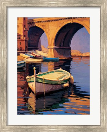 Framed Reflejos de Marsella I Print