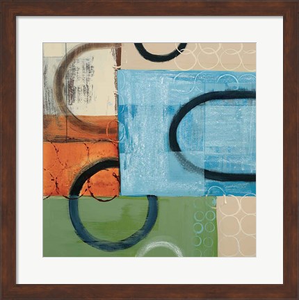 Framed Going in Circles Print