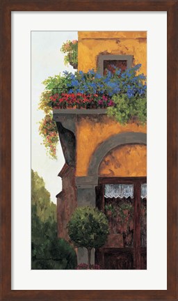 Framed Verona Balcony I Print