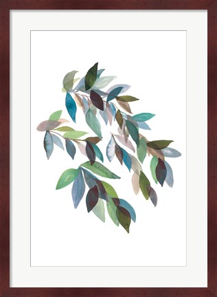 Framed Leaf Collection II Print