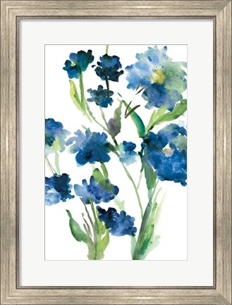 Framed Blue Bliss II Print
