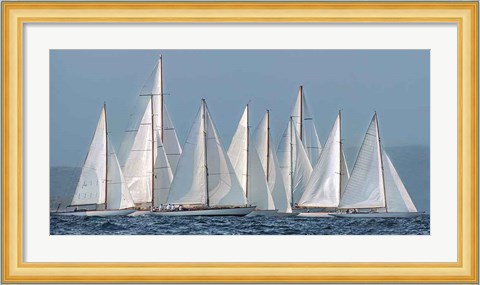 Framed Sailing Team Print