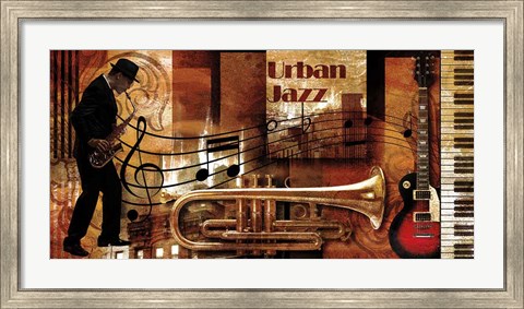 Framed Urban Jazz Print