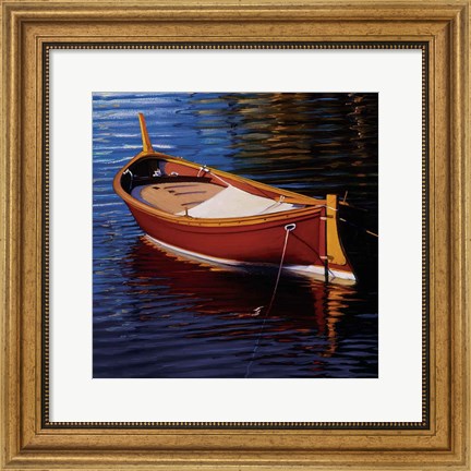 Framed Piccolo Barca Rossa Print