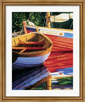 Framed Late Afternoon Reflections Print