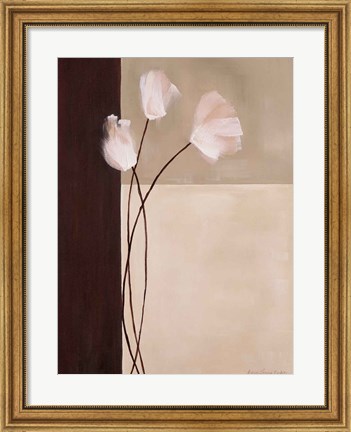 Framed Floral Whispers II Print
