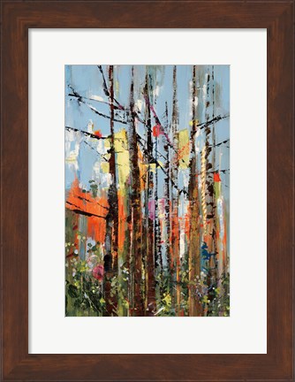 Framed Eclectic Forest Print