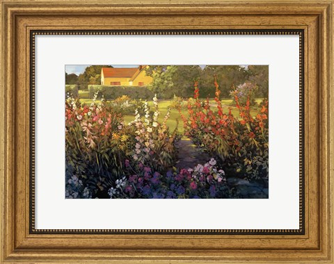 Framed Farm Garden Print