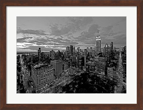 Framed Chelsea and Midtown Manhattan Print