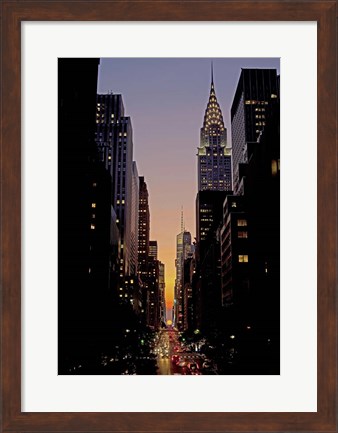 Framed Manhattanhenge Print