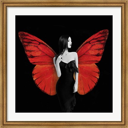 Framed Winged Beauty #2 Print