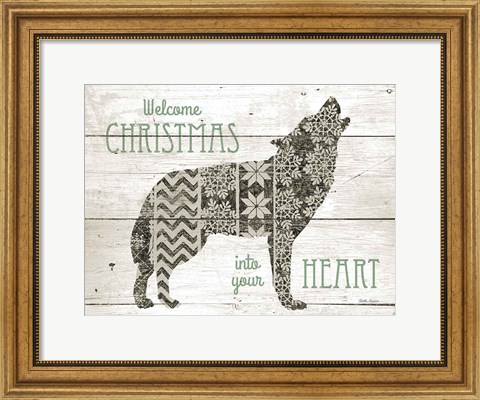 Framed Nordic Holiday III Neutral Print