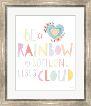 Framed Lets Chase Rainbows II Print