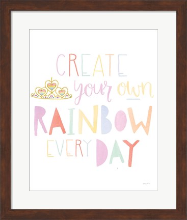 Framed Lets Chase Rainbows III Print