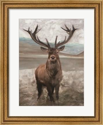 Framed Grand Elk 1 Print