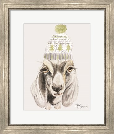 Framed Cozy Goat Print