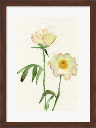 Framed Petite Fleur V Print