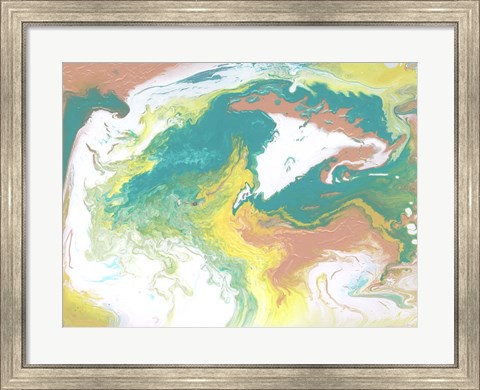 Framed Rainbow Sherbet II Print