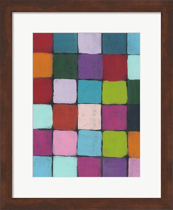 Framed Colorful Harmony II Print