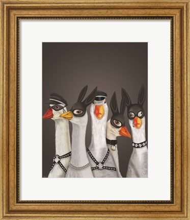 Framed Geese Guys Print