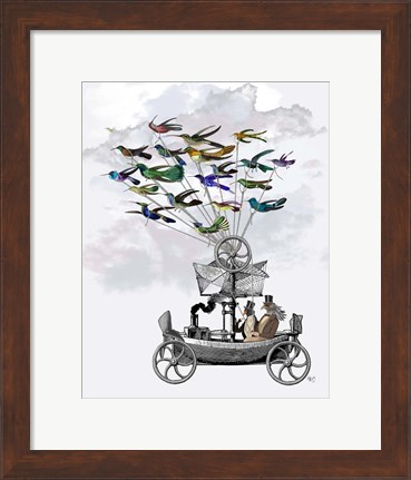 Framed Bird Boat Print