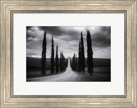 Framed Travelling in Tuscany Print