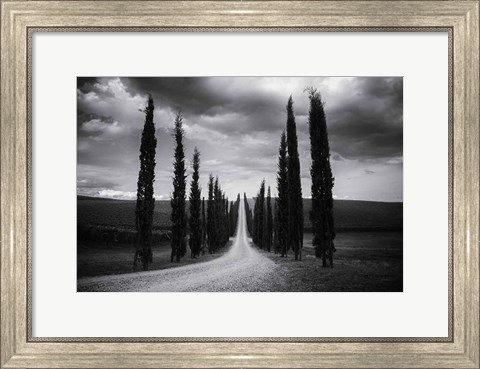 Framed Travelling in Tuscany Print