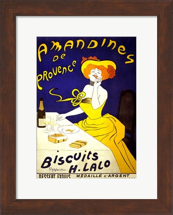 Framed Amandines de Provence, 1900 Print