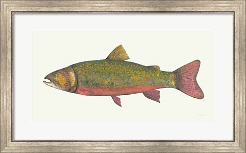 Framed Angling in the Stream II Print