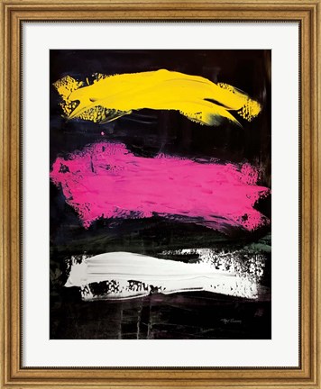 Framed Bright Abstract portrait Print