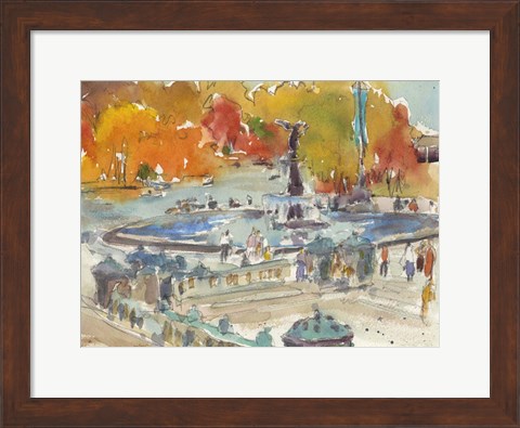 Framed Autumn in New York - Study IV Print