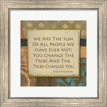 Framed Tribe II Print