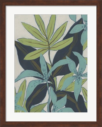 Framed Jungle Blues II Print