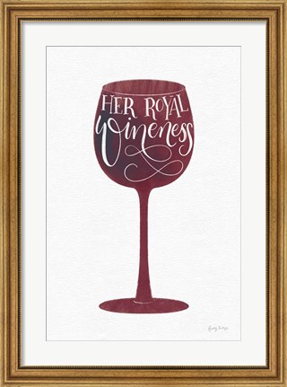 Framed Wineness Print