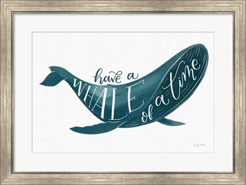 Framed Whale of A Time Print