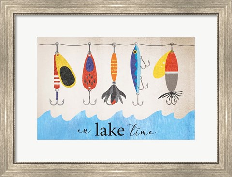 Framed Lake Time Print