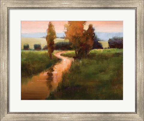 Framed Sunset Marsh Print