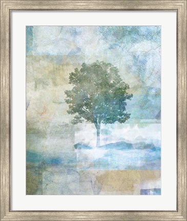 Framed Tree Abstract I Print