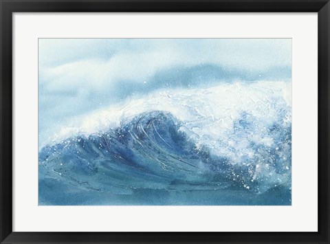 Framed Waves III Print
