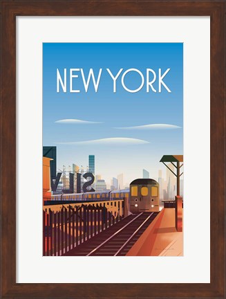 Framed New York City Print