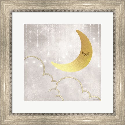Framed Gold Moon Print