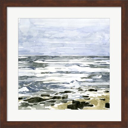 Framed Loose Seascape II Print