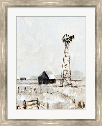 Framed Rustic Prairie II Print