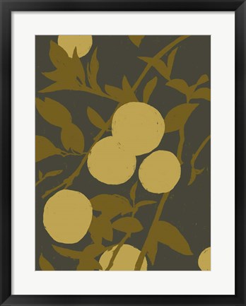 Framed Golden Satsuma I Print
