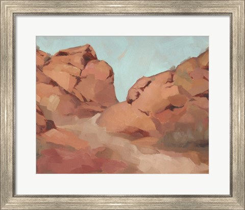 Framed Red Rocks View I Print