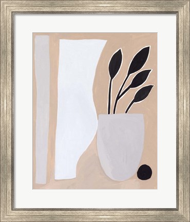Framed Pale Abstraction II Print