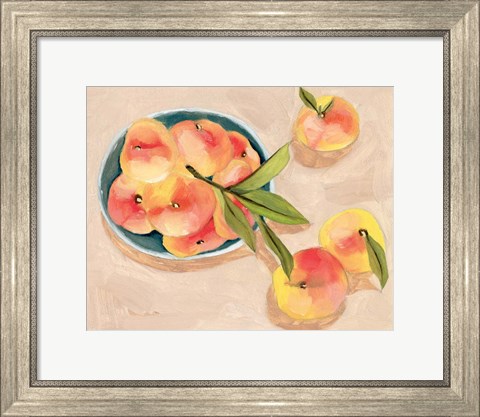 Framed Saturn Peaches I Print